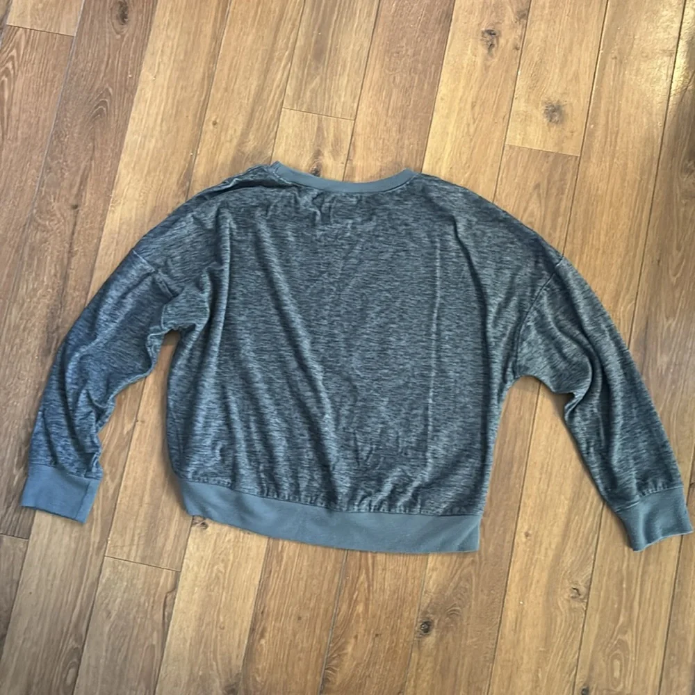 Gray/Silver Girls’ Justice Long-Sleeve Sleep Top - 12